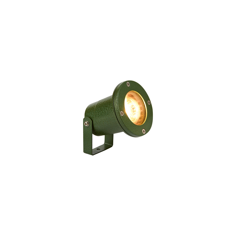 REFLECTOR LED DENIA TECNOLITE SUMERGIBLE DE BAJA PROFUNDIDAD 50W LUZ SUAVE CÁLIDA BASE GX5.3 VERDE