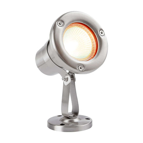 LÁMPARA DE EXTERIOR LED ESCALONA TECNOLITE SUMERGIBLE DE BAJA PROFUNDIDAD 50W LUZ SUAVE CÁLIDA BASE GX5.3