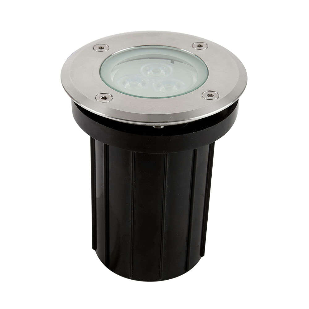 LÁMPARA DE EXTERIOR LED SUMERGIBLE DE BAJA PROFUNDIDAD 3W LUZ SUAVE CÁLIDA