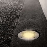LÁMPARA DE EXTERIOR LED SUMERGIBLE DE BAJA PROFUNDIDAD 3W LUZ SUAVE CÁLIDA