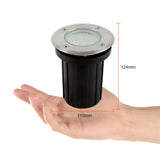 LÁMPARA DE EXTERIOR LED SUMERGIBLE DE BAJA PROFUNDIDAD 3W LUZ SUAVE CÁLIDA