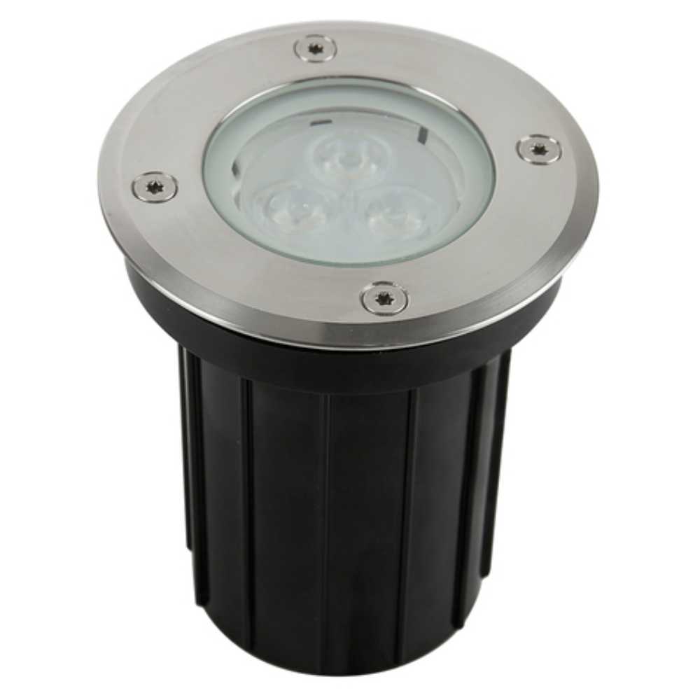 LÁMPARA DE EXTERIOR LED TECNOLITE DIJON SUMERGIBLE DE BAJA PROFUNDIDAD 3W LUZ DE COLORES