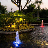 LÁMPARA DE EXTERIOR LED TECNOLITE DIJON SUMERGIBLE DE BAJA PROFUNDIDAD 3W LUZ DE COLORES
