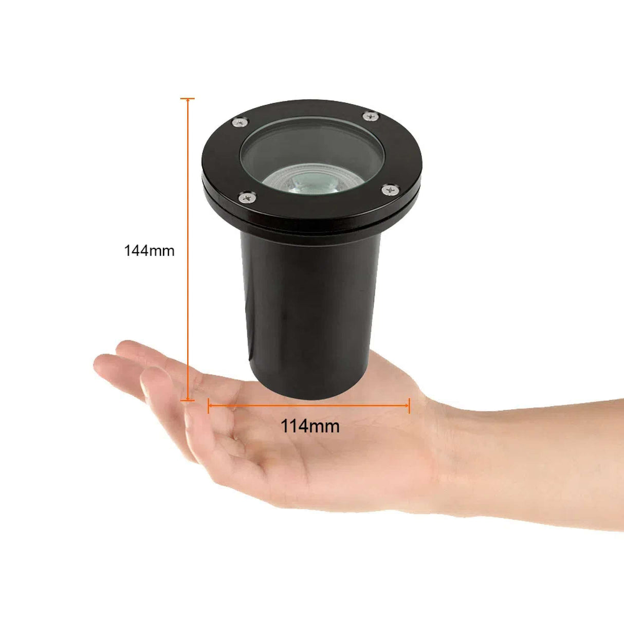 LAMPARA DE PISO EMPOTRADA IDEAL ZONA COSTERA BASE E27 POTENCIA MAX. 50 W IP65 IK06 NO INCLUYE FOCO H-605/N
