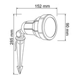 LÁMPARA DE EXTERIOR BILAR TECNOLITE ESTACA BASE E27