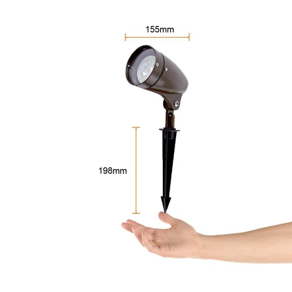 LÁMPARA DE EXTERIOR BACO TECNOLITE ESTACA BASE E27 IP44 NO INCLUYE FOCO