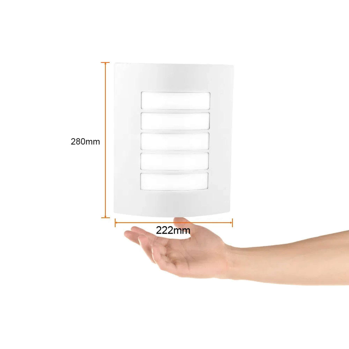 LÁMPARA DE EXTERIOR TURIN TECNOLITE PARA SOBREPONER BASE E27 BLANCO