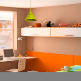 LAMPARA COLGANTE INLITE COLOR VERDE LIMON DE 1 LUZ LUMIMEXICO *** EXHIBIDO ***