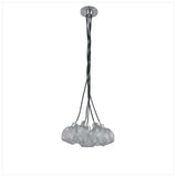 LAMPARA COLGANTE INLITE COLOR CROMO DE 5 LUCES *** HAE *** *** INCLUYE FOCO ***
