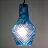 LAMPARA COLGANTE LUMICENTRO AZUL DE 1 LUZ  *** HA. LUMI ***