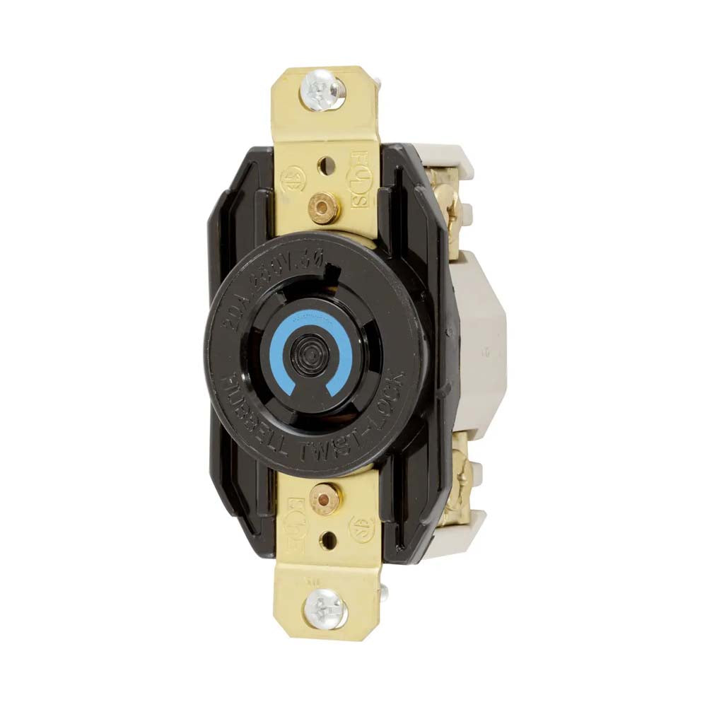 RECEPTACULO MEDIA VUELTA HUBBELL 20A 250V 3F 4H *** OFRECER 02420-000 O R1K29A ***