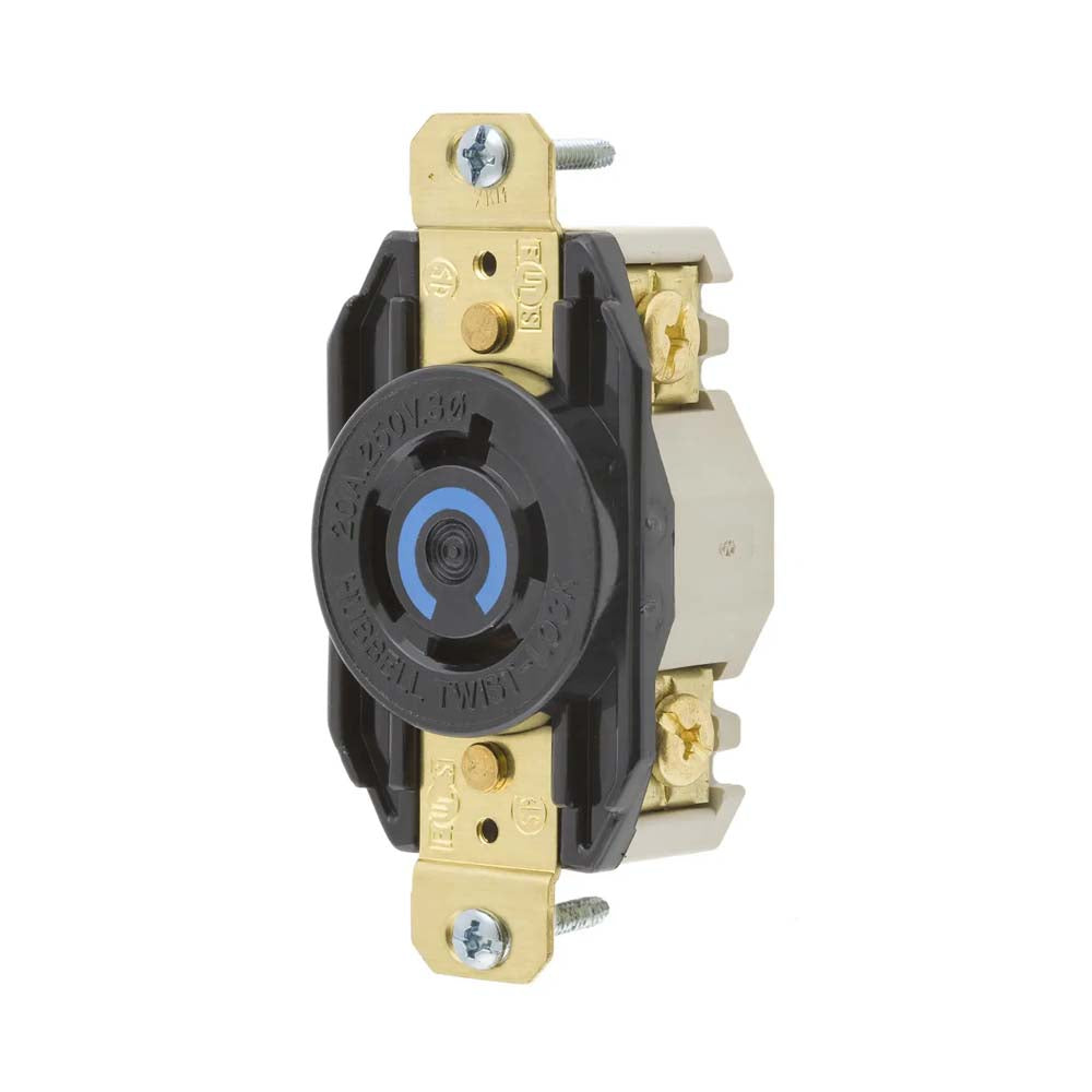 RECEPTACULO MEDIA VUELTA HUBBELL 20A 250V 3F 4H *** OFRECER 02420-000 O R1K29A ***