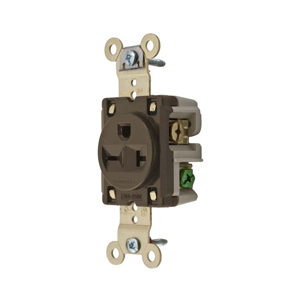 RECEPTACULO SENCILLO HUBBELL 15A 250V 3H 2F *** OFRECER A1A09A ***