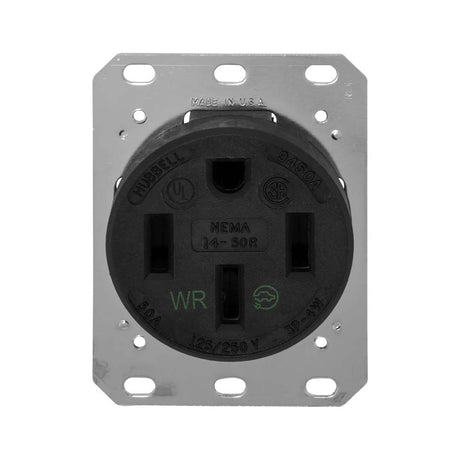 CONTACTO SENCILLO HUBBELL 50A 125-250V 4H 3F