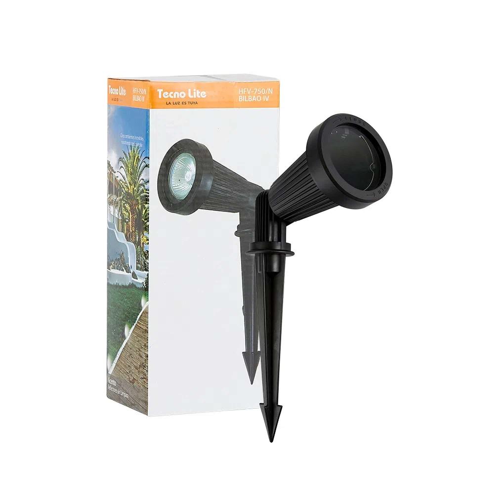 LAMPARA CON ESTACA JARDIN IDEAL ZONA COSTERA BASE GU10 POTENCIA MAX. 20 W IP44 IK06 NO INCLUYE FOCO HFV-750/N