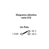 MICROINT. 15A 125-480VCA 1/2HP 125VCA 3/4HP 250VCA 512-109