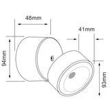 LÁMPARA DE EXTERIOR LED PROCYON TECNOLITE PARA SOBREPONER 10W LUZ SUAVE CÁLIDA