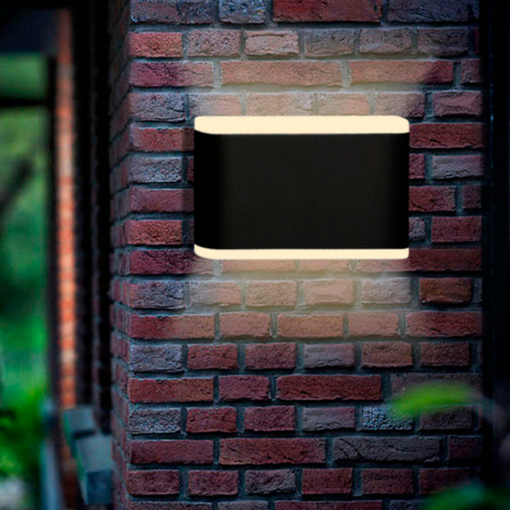 LÁMPARA DE EXTERIOR LED ACANTHUS TECNOLITE PARA SOBREPONER 12W LUZ SUAVE CÁLIDA