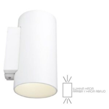 LÁMPARA DE EXTERIOR LED ZIGONG TECNOLITE PARA SOBREPONER 7.5W LUZ SUAVE CÁLIDA