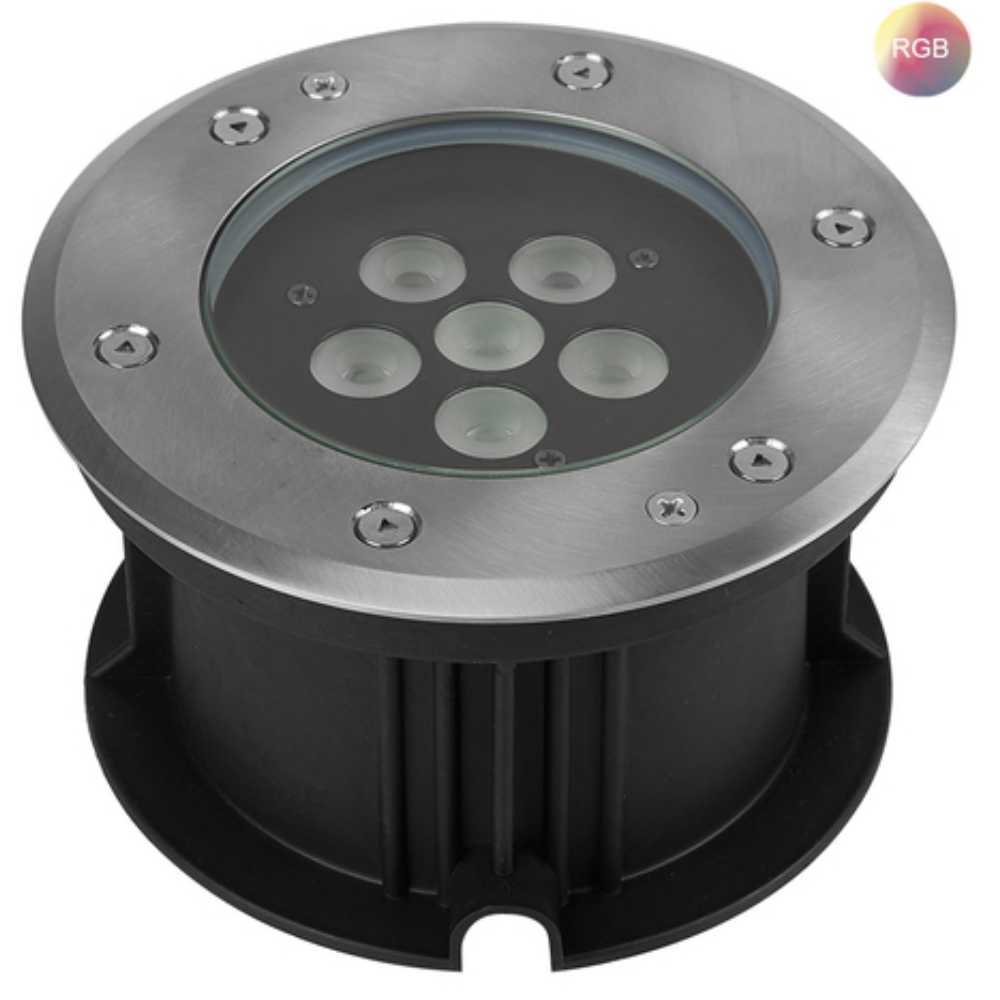 EMPOTRADO SUMERGIBLE LED 7.5W. RGB 100-240V. 17 MV IP 68 ACERO INOX. CHICAGO I