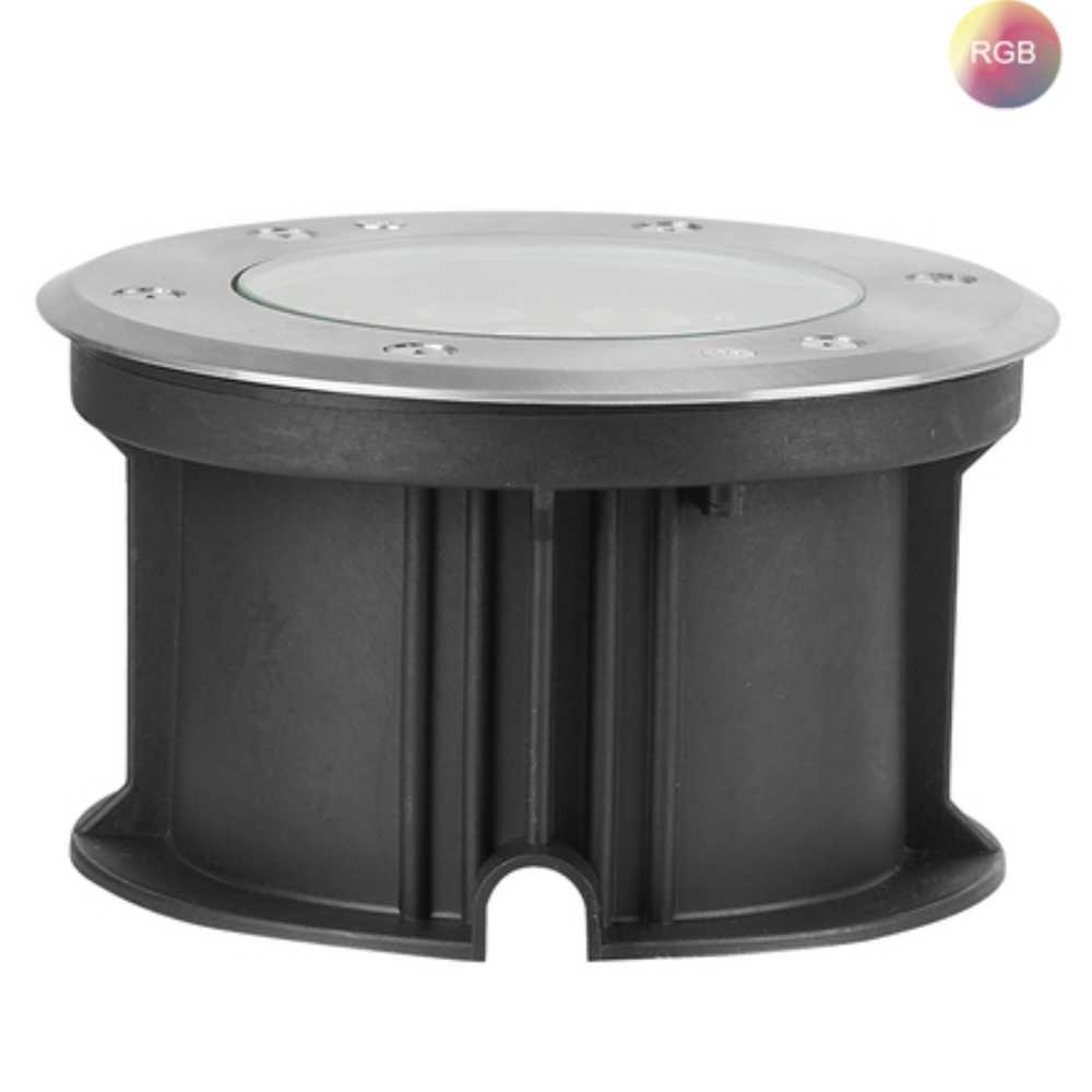 EMPOTRADO SUMERGIBLE LED 7.5W. RGB 100-240V. 17 MV IP 68 ACERO INOX. CHICAGO I