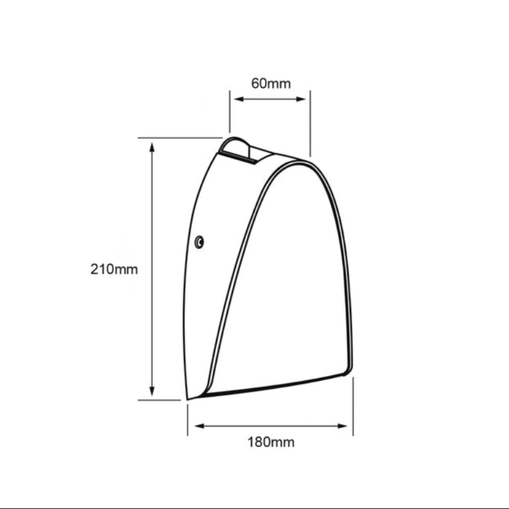 LAMPARA DE EXTERIOR LED PARA SOBREPONER 16 W LUZ CALIDA BRILLANTE