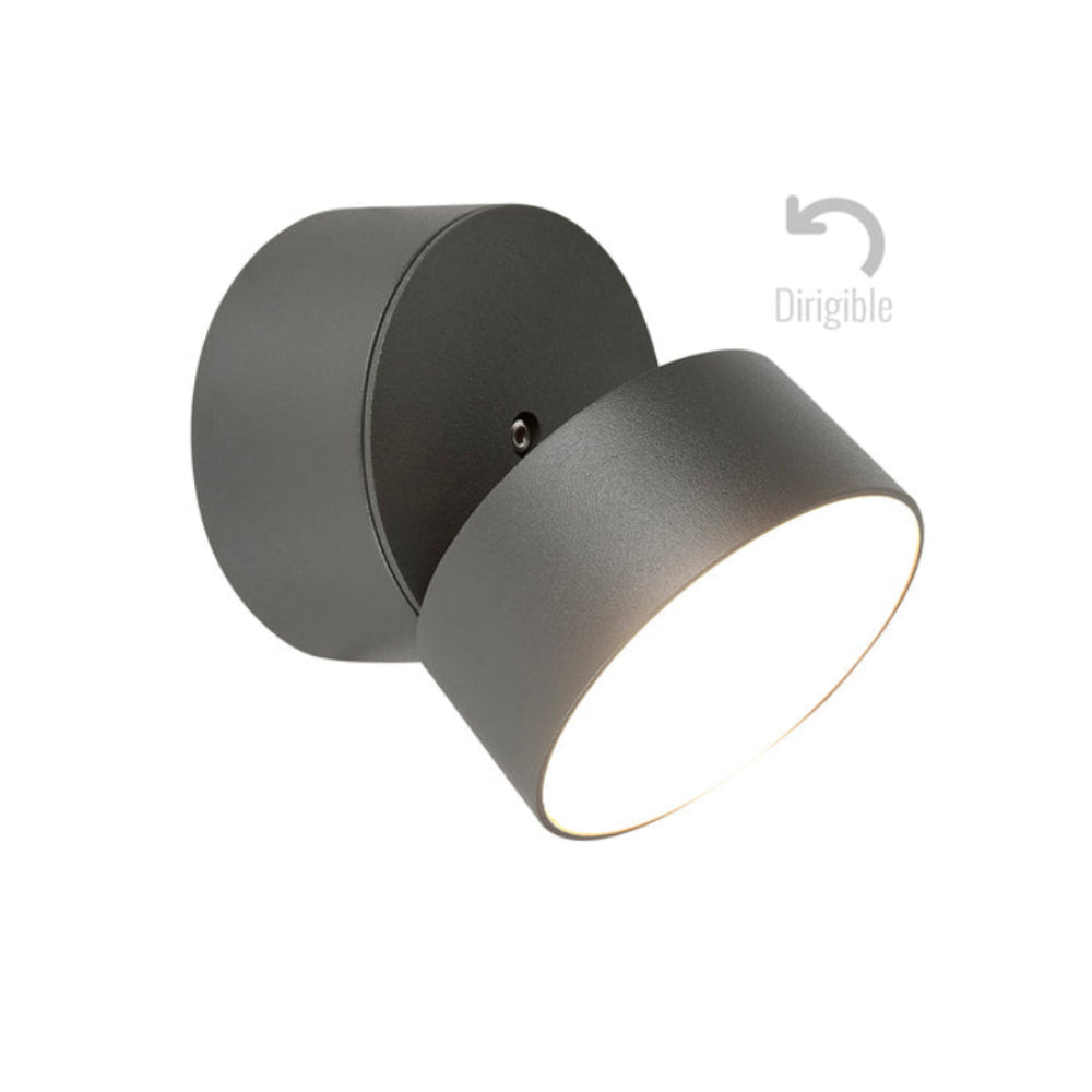 LAMPARA DE EXTERIOR LED PARA SOBREPONER 10 W LUZ CALIDA BRILLANTE HLED-1178/30/G