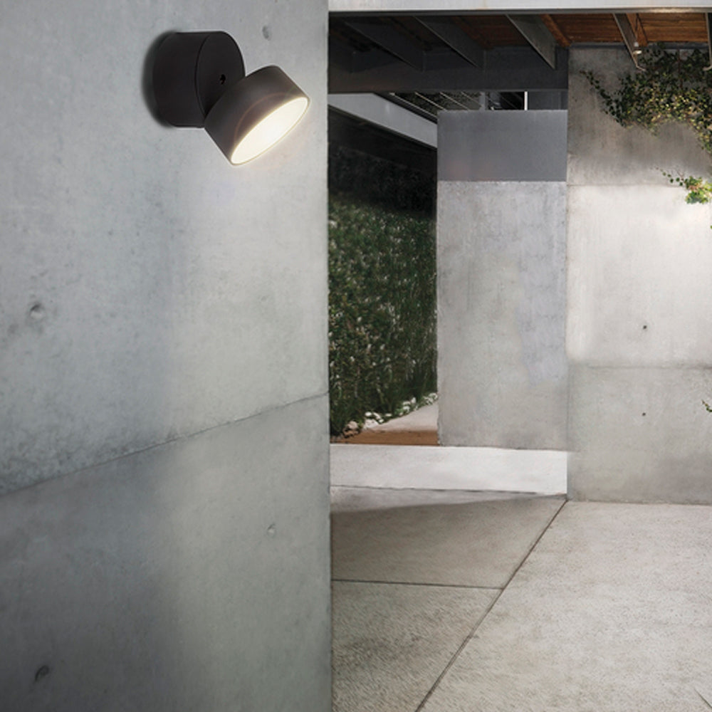 LAMPARA DE EXTERIOR LED PARA SOBREPONER 10 W LUZ CALIDA BRILLANTE HLED-1178/30/G