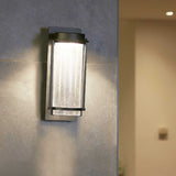 LAMPARA DE PARED ARBOTANTE LED EXTERIOR 16 W LUZ CALIDA BRILLANTE IP44 LED INTEGRADO HLED-202/30/N
