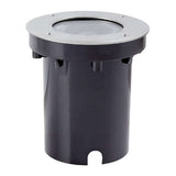 LAMPARA DE PISO LED EMPOTRABLE EXTERIOR 12 W LUZ CALIDA BRILLANTE IP65 LED INTEGRADO