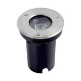 LAMPARA DE PISO LED EMPOTRABLE EXTERIOR 6 W LUZ CALIDA BRILLANTE IP65 LED INTEGRADO