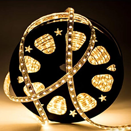 MANGUERA PLANA DE LED 5050 SMD 127V IP65 BLANCO CALIDO H-MLED-5050SMD-127V/BC MCA TECNOLITE