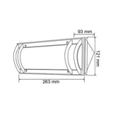 LÁMPARA DE EXTERIOR TREZZA TECNOLITE PARA SOBREPONER BASE E27 ***TECNOLITE HAE***