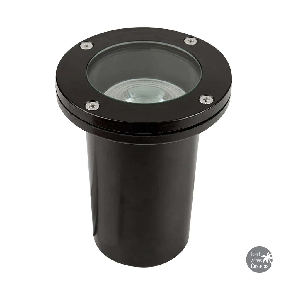 LAMPARA DE PISO EMPOTRADA IDEAL ZONA COSTERA BASE E27 POTENCIA MAX. 50 W IP65 IK06 NO INCLUYE FOCO H-605/N