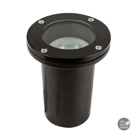 LAMPARA DE PISO EMPOTRADA IDEAL ZONA COSTERA BASE E27 POTENCIA MAX. 50 W IP65 IK06 NO INCLUYE FOCO H-605/N