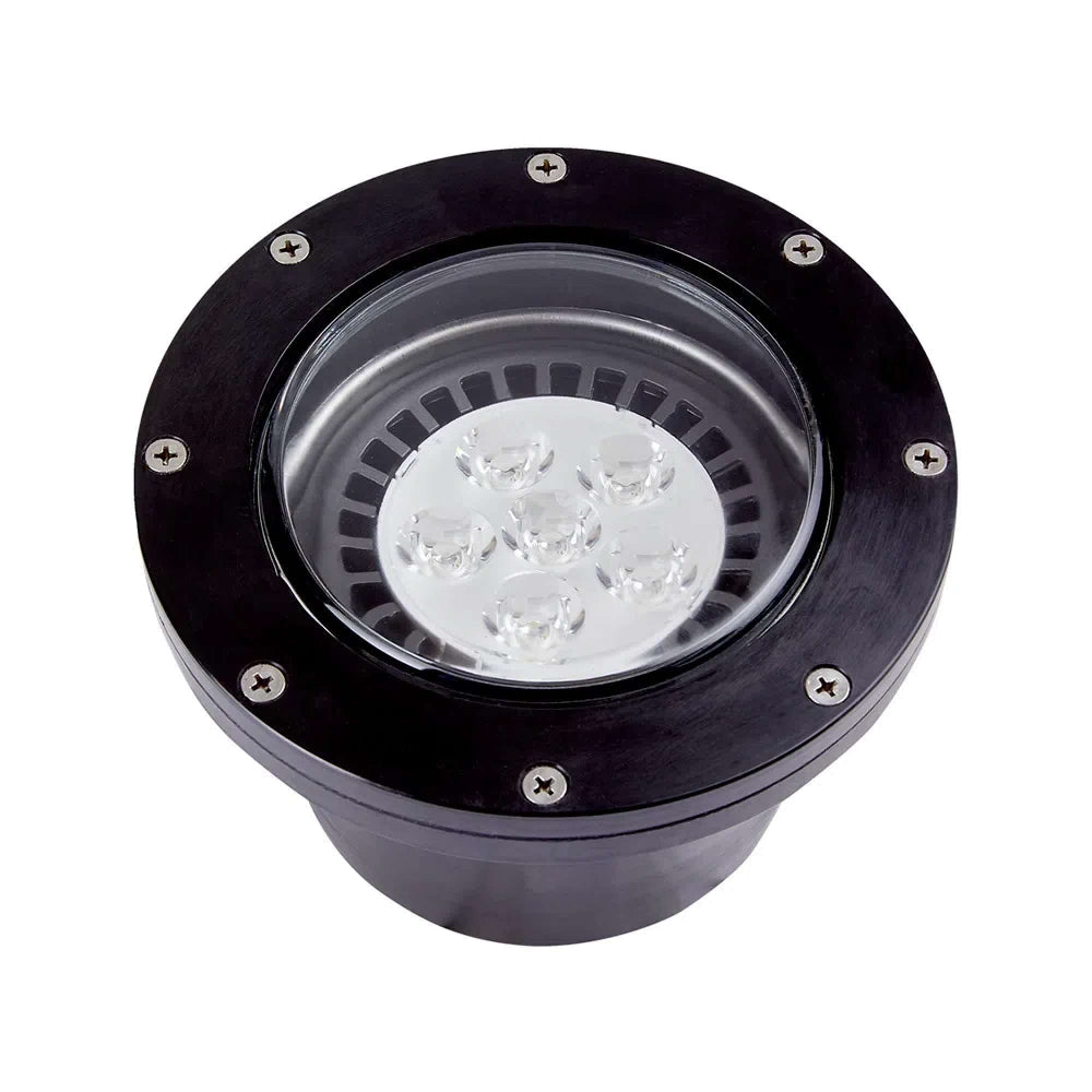 LÁMPARA DE EXTERIOR LED CUENCA TECNOLITE DE PISO EMPOTRABLE 50W IP65 BASE G53 NO INCLUYE FOCO
