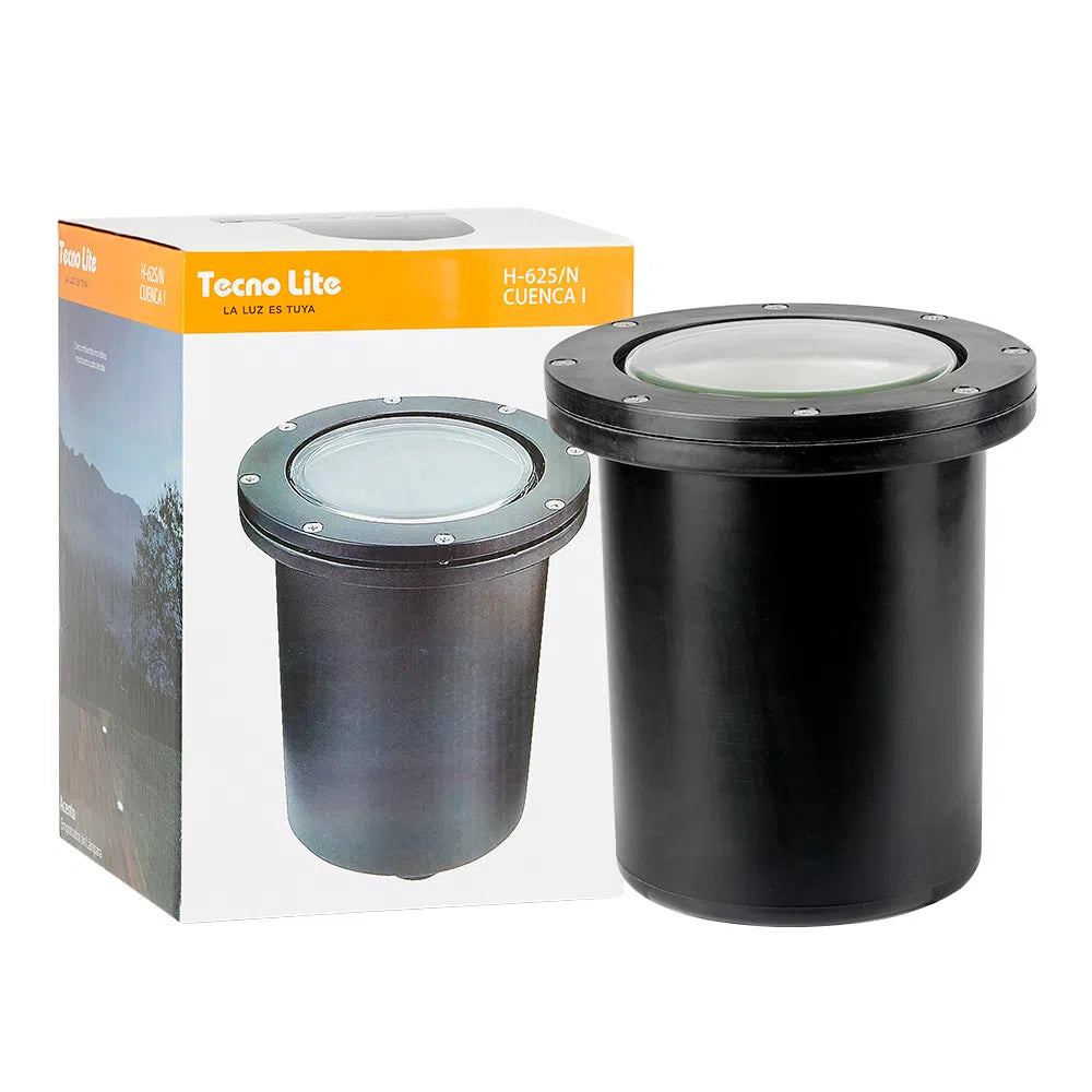 LÁMPARA DE EXTERIOR LED CUENCA I TECNOLITE DE PISO EMPOTRABLE 90W IP65 BASE E27 NO INCLUYE FOCO