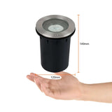 LAMPARA DE PISO EMPOTRABLE EXTERIOR POTENCIA MAX. 50 W BASE GX5.3/GU10 IP65 NO INCLUYE FOCO H-651/S