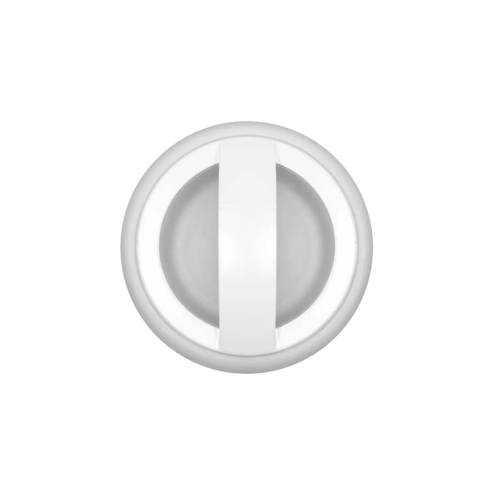 LUMINARIO EMPOTRAR DE PARED LED 3W/85-265V. BLANCO CALIDO REDONDO HOUSING DE PLASTICO IP54