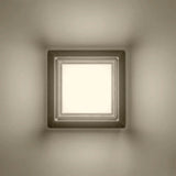 LUMINARIO DE PARED SOBREPONER CUBO LED NEGRO 6W BLANCO CALIDO LUZ DIRECTA FRONTAL 100-240V IP54 ILUMILEDS