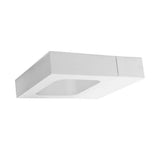 ARBOTANTE CUADRADO BLANCO 6W GIRATORIO IP20 BLANCO CALIDO ILUMILEDS
