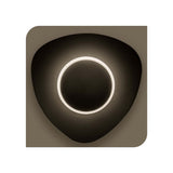 LUMINARIO DE PARED SOBREPONER EFECTO SIMETRICO LED NEGRO 5W BLANCO CALIDO LUZ INDIRECTA 85-265V IP20 ILUMILEDS ***HAE 2023***