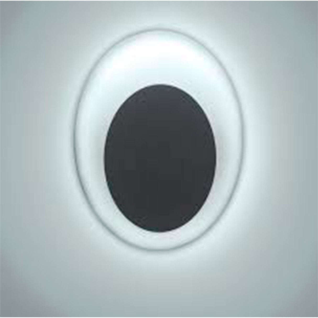 LUMINARIO PARED LED NEGRO 12W/85-265V. B.C. 120 LUZ DIRECTA *** EXHIBIDO ***