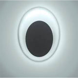 LUMINARIO PARED LED NEGRO 12W/85-265V. B.C. 120 LUZ DIRECTA *** EXHIBIDO ***