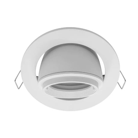 DIFUSOR P/MR16 GU10 O MOD LED REDONDO DIRIGIBLE BLANCO MATE  INCLUYE CONECTOR GU10 ILUMILEDS ***HAE 2024***