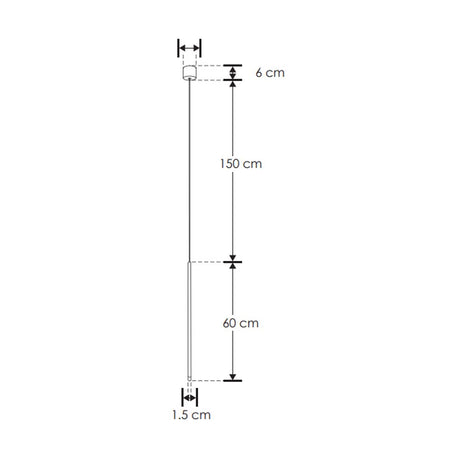 LUMINARIO COLGANTE CILINDRICO LED NEGRO 5W BLANCO CALIDO 120 100-240V IP20 ILUMILEDS