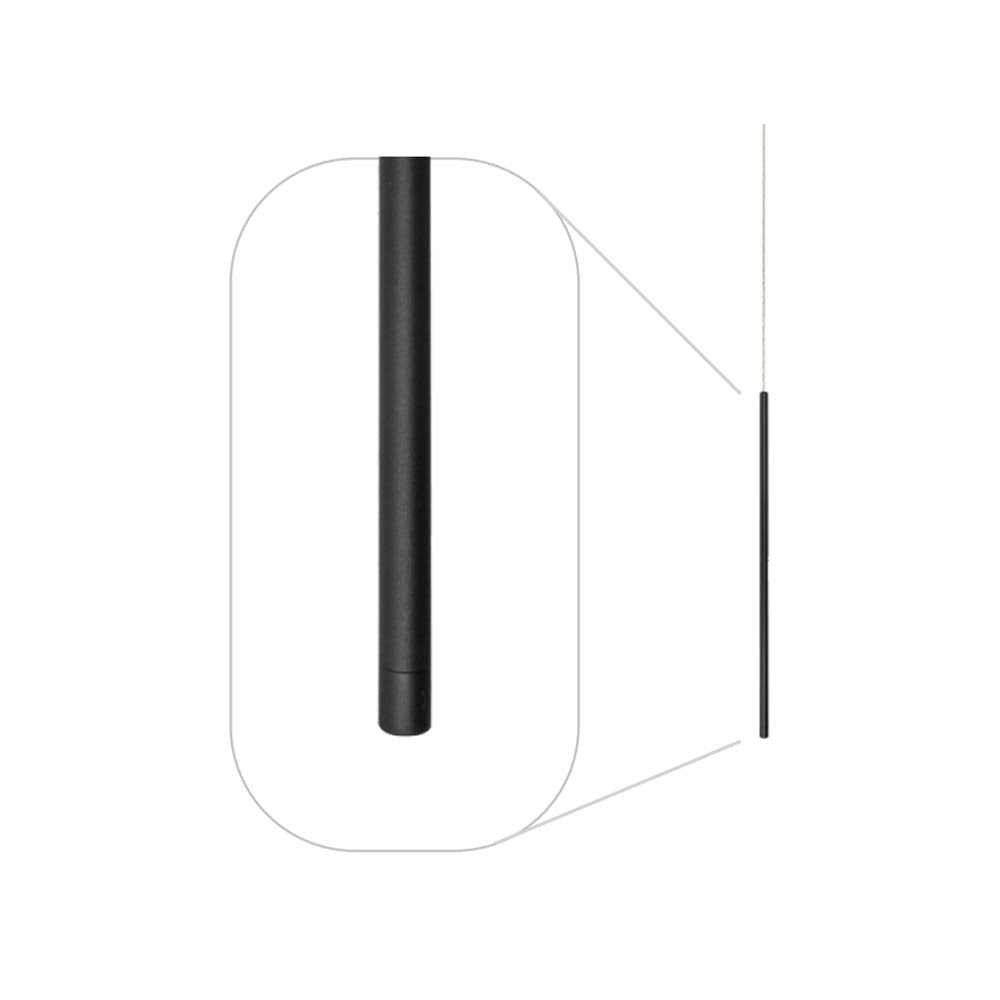 LUMINARIO COLGANTE CILINDRICO LED NEGRO 5W BLANCO CALIDO 120 100-240V IP20 ILUMILEDS