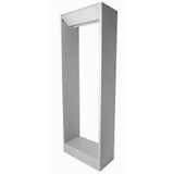 POSTE TIPO BOLARDO LED GRIS 10W. BC 60CMS. ILUMILEDS *** EXHIBIDO ***