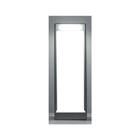 POSTE TIPO BOLARDO LED GRIS 10W. BC 60CMS. ILUMILEDS *** EXHIBIDO ***