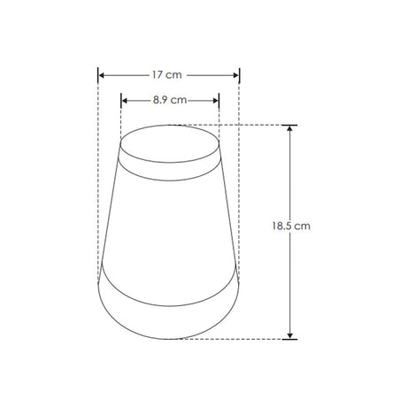 LUM TIPO BOLARDO CIRCULAR E27 (NO INCLUIDO) 15W BC 180 IP54 ILUMILEDS***HAE2025***